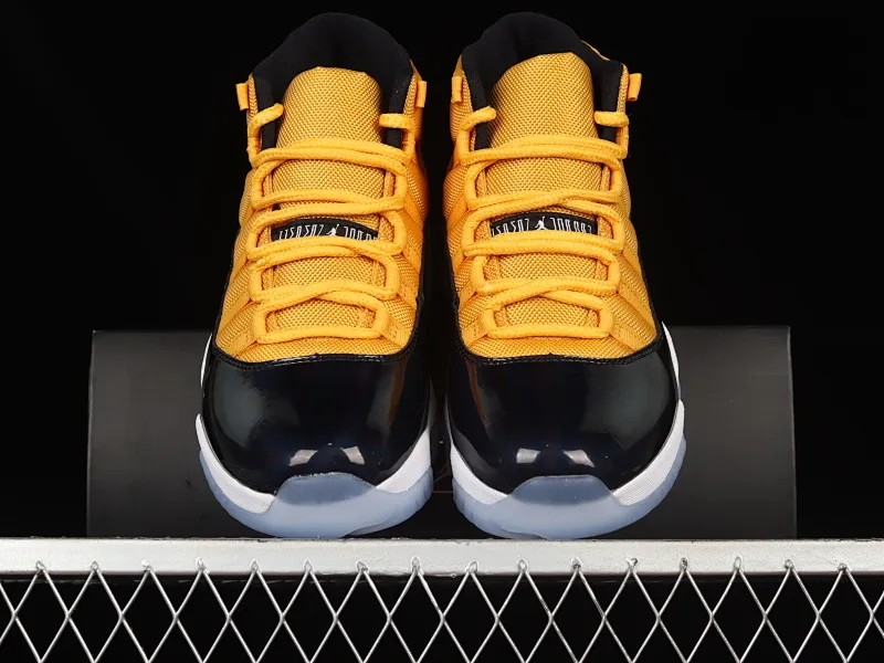 All categories Air Jordan Jordan series basketball shoes Air Jordan 11 pure original version Air Jordan 11 Retro "Black Yellow" AJ11 Joe 11 black yellow CT8012-118